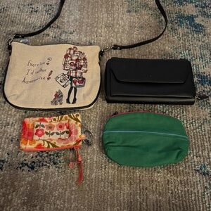 4 different little bags